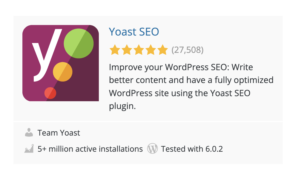 yoast seo plugin for wordpress