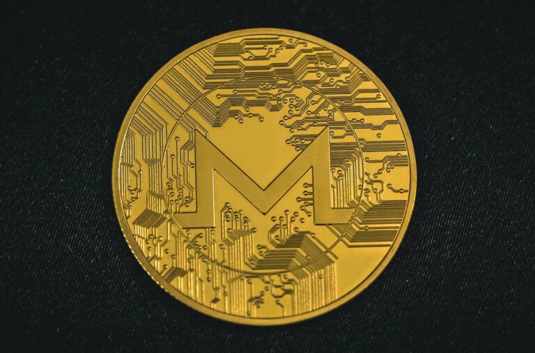 a close up of a gold coin
