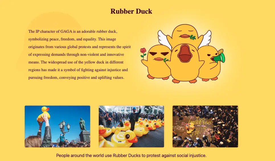 gaga rubber duck